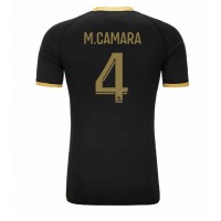 Dres AS Monaco Mohamed Camara #4 Preč 2023-24 Krátky Rukáv